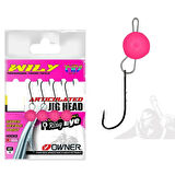 Wily Jig Head Mafsallı Owner İğneli Pembe 3 gr