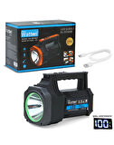 WATTON WT-417 LED ŞARJLI EL FENERİ 25W
