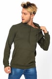 Twenty3 Erkek Basic Kapşonlu Kanguru Cep Sweat Shirt