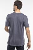 SPR 266 Bisiklet Yaka Brooklyn Baskılı Tshırt