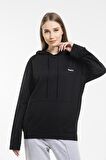 SPR21K61Baskılı Kapş.Kanguru Cepli Sweatshirt