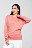 SPR21K18 Kadın Bisiklet Yaka Sweatshirt