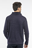 Süperlife Erkek Şal Yaka Regular Fit İnce Sweatshirt SPR 20K43