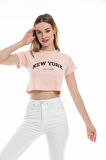 SPR21Y15 Newyork Baskılı T-Shirt