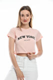SPR21Y15 Newyork Baskılı T-Shirt