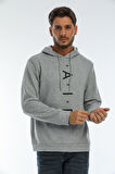 SPR22SW162 Kapşonlu Air Baskılı Sweat