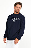 spr22sw134 Bisiklet Yaka Tokyo Basklıl Sweat