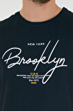 SPR22TS115  El Yazlılı Brooklyn Baskılı Tshırt