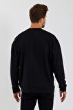 spr23sw331 Bisiklet Yaka Ön El Yazılı Brooklyn Sweat