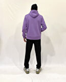 Erkek Kapşonlu Rahat Kalıp İçi Polarlı 3 iplik Tokyo Baskılı SweatShırt spr24sw05