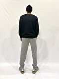 Erkek Bisiklet Yaka Rahat Kalıp 3 iplik Kalın Tokyo Baskılı  Sweatshirt SPR24SW30