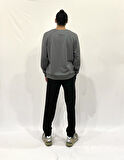 Erkek Bisiklet Yaka Rahat Kalıp 3 iplik Kalın Orta Brooklyn Nakışlı Sweatshirt SPR24SW34