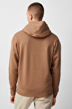 Erkek Kapşonlu Rahat Kalıp İçi Polarlı 3 iplik SweatShırt spr24sw55