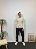 Süperlife Erkek Bisiklet Yaka Slim Fit İnce Sweatshirt SPR 20K17