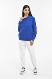 Süperlife Kadın Kapşonlu Regular Fit İnce Sweatshirt spr21k55