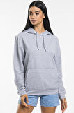 Süperlife Kadın Kapşonlu Regular Fit İnce Sweatshirt spr21k55