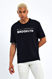 Süperlife Erkek Bisiklet Yaka Willams.Brooklyn Baskılı Tshirt SPR25TS31
