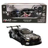 1:32 Sesli ve Işıklı RMZ Hobby Bruce Lee Serisi Die Cast Çek Bırak Model Araba - Siyah Bmw M8 Gte Siyah