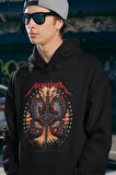 Tasarım Rock Metal Müzik Grubu Baskılı Unisex Oversize Metallica Hoodie