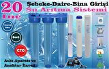 Sulook 20 Inç Bina - Daire- Şebeke Girişi Su Arıtma Filtre Seti Gac-Cto 1 Mic. Filtre