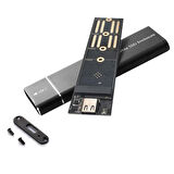 Usb 3.1 type c to PCI-e m.2 NVME SSD harici taşınabilir kutu