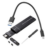 Usb 3.1 type c to PCI-e m.2 NVME SSD harici taşınabilir kutu