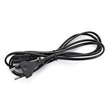 AC 220v Power güç kablosu notebook radyo tv  vb. için 2li güç kablosu