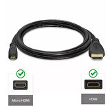 Mikro hdmı kablo mikro hdmi to Hdmi ses ve görüntü kablosu 3m