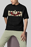 The Batman Baskılı Unisex Oversize Dc Karakter Tişört
