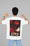 The Batman Baskılı Unisex Oversize Dc Karakter Tişört