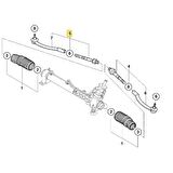 MİNİ R50 R52 VE R53 FROW KOMPLE SAĞ ROT KOLU 6777522 - 6761558
