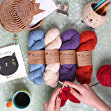 La Mia Natural Wool Bej El Örgü İpi - H3 - 33605