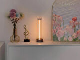 Monozone  Manyetik Masa Lambası Abajur Şarjlı Modern Okuma Işığı 3 Modlu Strip Light Dokunmatik Işık