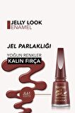 Flormar Jel Görünümlü Parlak Oje (BORDOMSU MOR) - Jelly Look Nail Enamel-jl61 Plum It Up-8690604612819