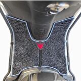 Motosiklet Aksesuar Paspas RKS Azure 50cc 50 Pro ve Altai XLine 50 Pro 50cc 125Pro Uyumlu Gri Kenar Overloklu
