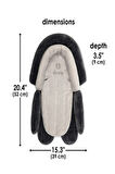 Cuddle soft 2’si 1 arada bebek destek minderi (Gray Arctic)
