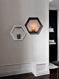 Işıltı Home Design Ahşap Dekor Çerçeve 2 li SİYAH BEYAZ