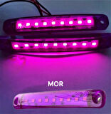 Parmak Led 9Ledli 12-24 Volt Uyumlu 5 adet