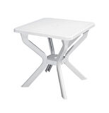 Omnipazar MT-GF235 Prima Isola Plastik Kare Bahçe Balkon Masa 70x70 cm