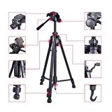 3540-3550 157cm DSLR Tripod Canon Nikon Tripot çantalı