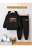 Roblox Erkek Çocuklar İçin Premium 3. İplik Compact Sweatshirt & Eşofman Takımı