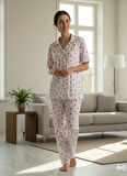 KADIN DÜĞMELİ PİJAMA TAKIM