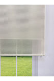 LUNA Serisi Açık Gri Tül Açık Gri Stor Perde Işık Kontrollü, Çift Mekanizmalı, Kolay Montaj