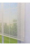 OLYMPOS Serisi – Kırçıllı Desenli Çift Mekanizmalı Bej Tül Stor Krem Perde