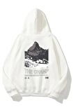 The Champ Baskı Oversize Sweatshirt