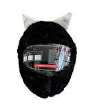 Kedi peluş kask kılıfı