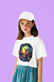 Pacman Baskılı Unisex Oyun Çocuk Tişört (1-12 YAŞ)