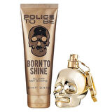 Police To Be Born To Shine EDT 75 ml+All Over Body Shampoo 100 ml Erkek Parfüm Seti