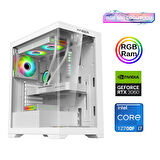 Xaser Xsr895 i7 12700F 16GB Ram 512GB M.2 NVMe SSD 12GB RTX3060 23.8" 180Hz Curved Oyuncu Bilgisayarı