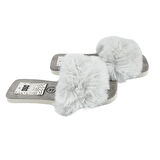 SİA ÇANTA EVA TABAN HALI TERLİĞİ KÜRKLÜ SÜSLÜ SADE VE GÖSTERİŞLİ KADIN TERLİK